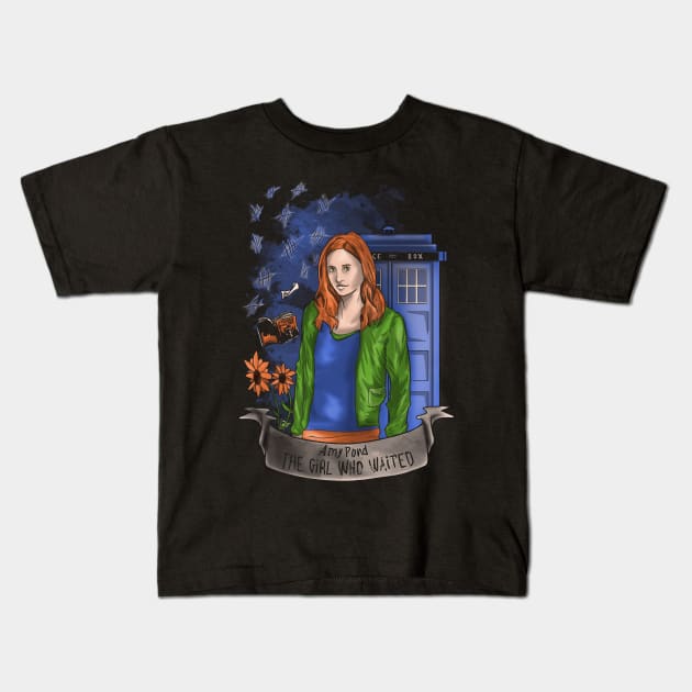 The girl WHO waited. Kids T-Shirt by Pride98